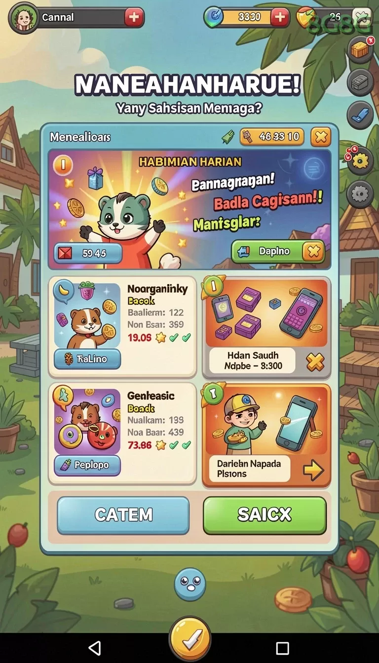 Cuplikan layar LANGIT777 — pengaturan akun