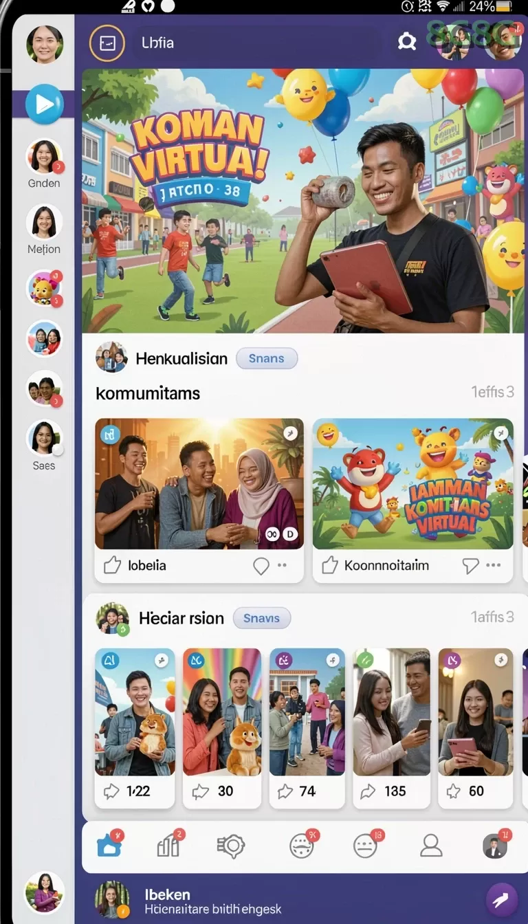 Cuplikan layar LANGIT777 — halaman utama
